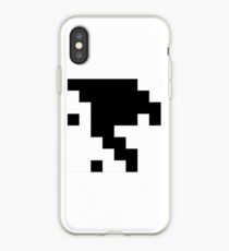 Houndstooth piet de poule black iPhone Case