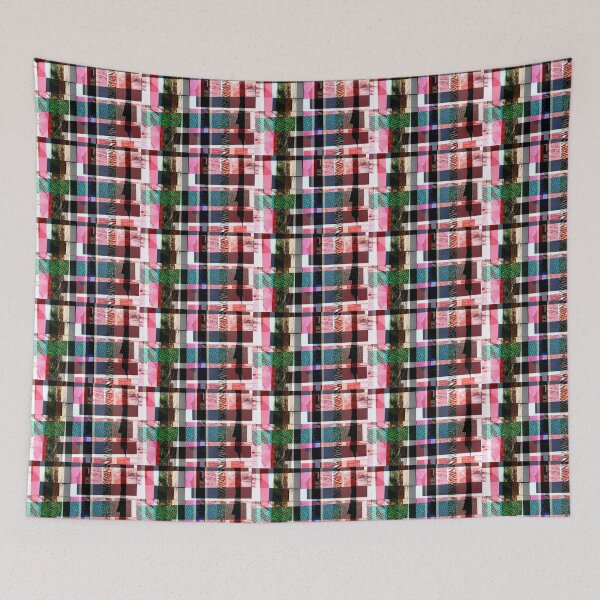 Item preview, square and linear pattern by c.a.2021. designed and sold by smiley100.