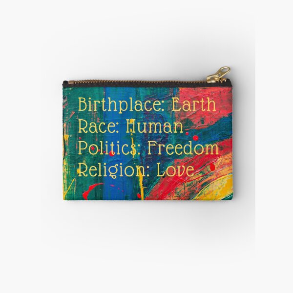 Item preview, Artistic Birthplace Earth, Race Human, Politics Freedom,Religion Love designed and sold by Corina Jerin.