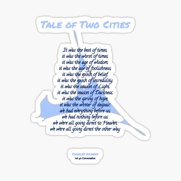 Tale of Two Cities Sticker
