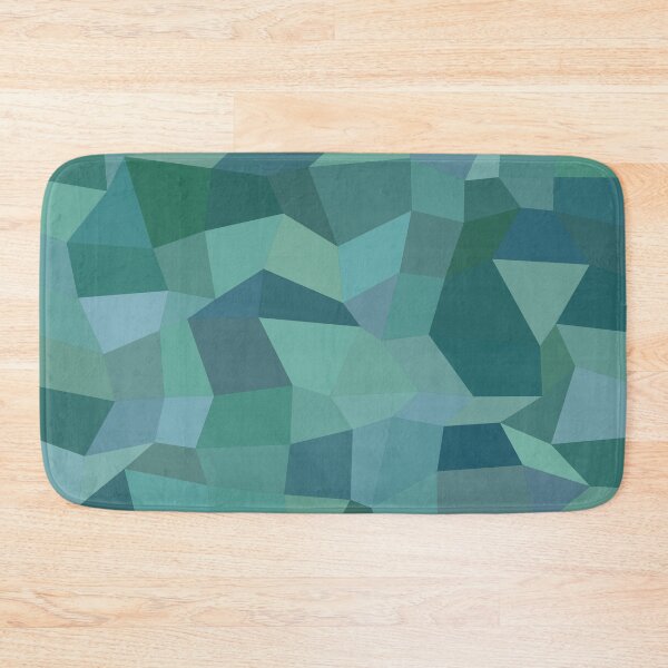 Item preview, Teal Polygon Modern Abstract Pattern designed and sold by LashCreations.