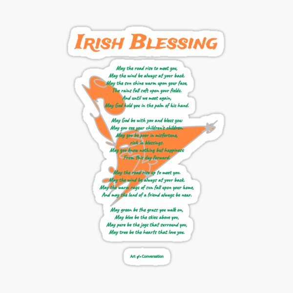Irish Blessing Sticker