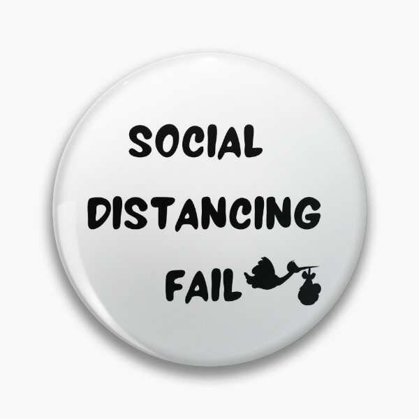 Item preview, Pregnancy Announcement Shirt | Social Distancing Fail  designed and sold by Aura __Print.
