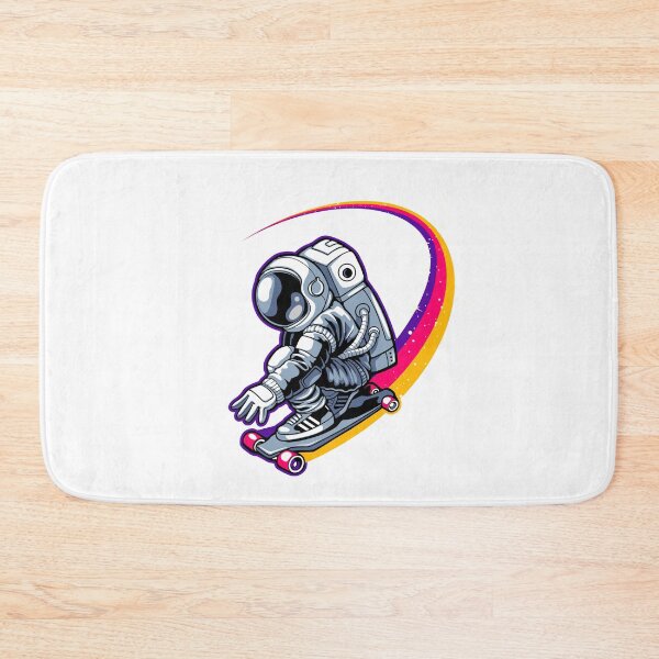 Item preview, Trippy Astronaut Skating designed and sold by ozumdesigns.
