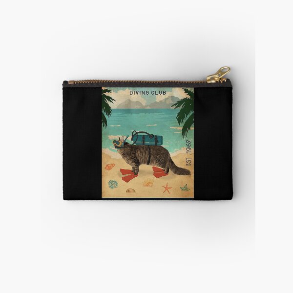 Item preview, Vintage Diving Club Maine Coon cat gift designed and sold by Douglafa.