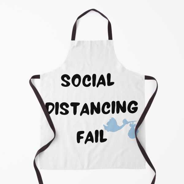Item preview, Social Distancing Fail / Pregnancy Announcement designed and sold by Aura __Print.