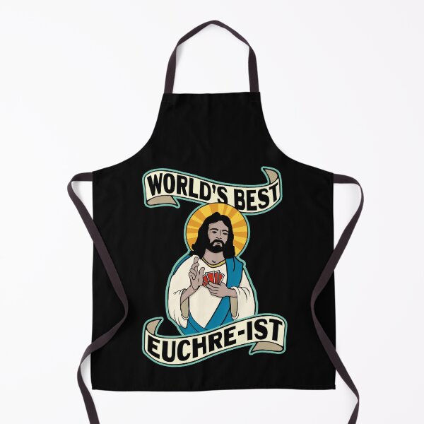 Item preview, Funny Euchre World's Best Euchre-ist Jesus Pun designed and sold by Huhnerdieb Apparel.