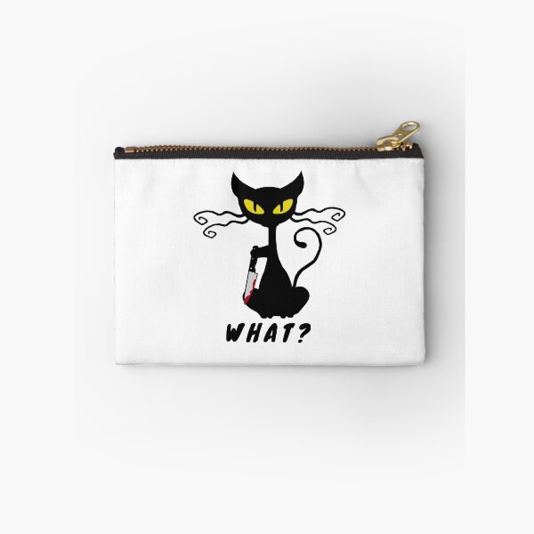 Item preview, Cat What? Murderous Black Cat With Knife  designed and sold by yoshra.