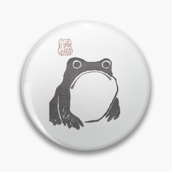Item preview, Grumpy Frog Grey - Matsumoto Hoji designed and sold by nphindenberg.