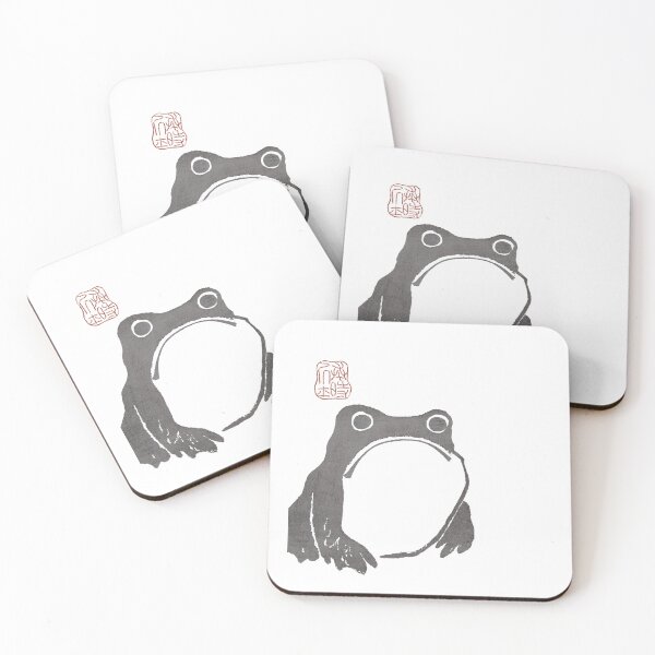 Item preview, Grumpy Frog Grey - Matsumoto Hoji designed and sold by nphindenberg.