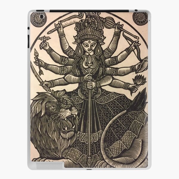 Graphite Drawing ✍️ on A3 Goddess Durga with 1) Trident 2) Chakra 3) Vajra  4) Agnyastra 5) Spear 6) Bow and Arrows 7) Sword 8) Batt... | Instagram