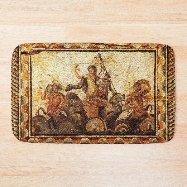 Artikelvorschau, DIONYSUS AUF EINEM WAGEN MIT ZWEI PANTHERN, ZENTAUREN UND SILEN Antike griechische Mosaike entworfen und verkauft von BulganLumini.