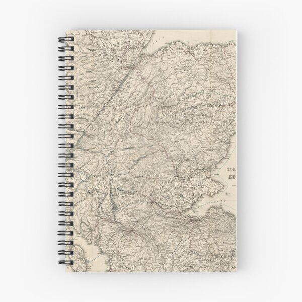 Item preview, Vintage Map of Scotland (1855) designed and sold by BravuraMedia.