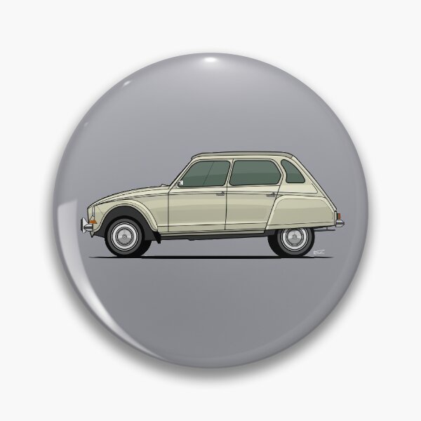 Item preview, Citron Dyane single side view illustration - Cream designed and sold by RJWautographics.