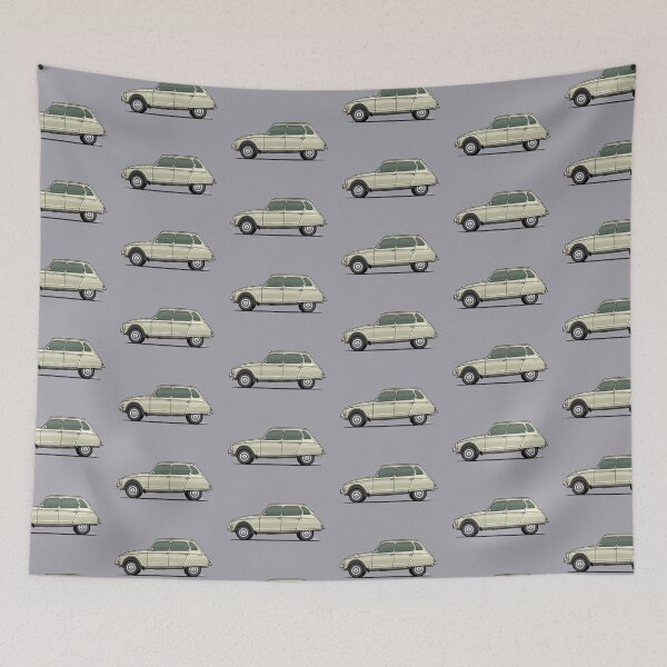Item preview, Citron Dyane single side view illustration - Cream designed and sold by RJWautographics.