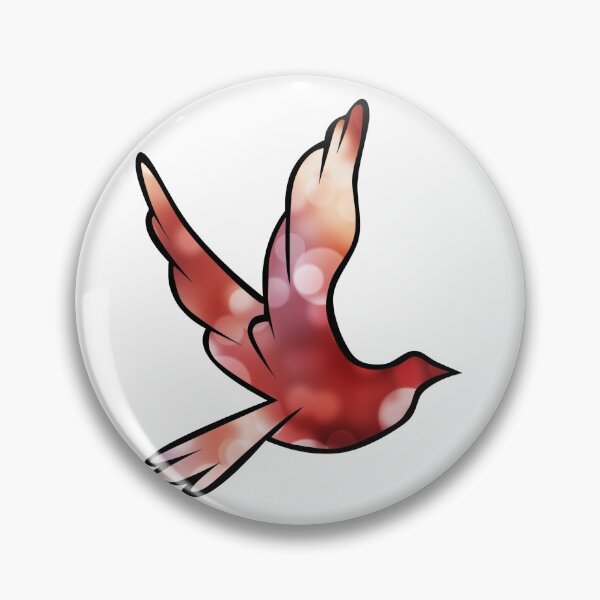 Item preview, Red Dove Made of Light Orbs designed and sold by BuzzySpaceBee.