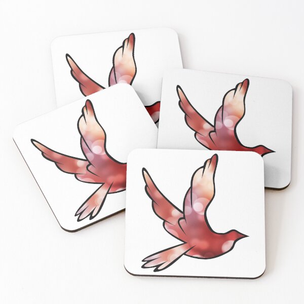 Item preview, Red Dove Made of Light Orbs designed and sold by BuzzySpaceBee.