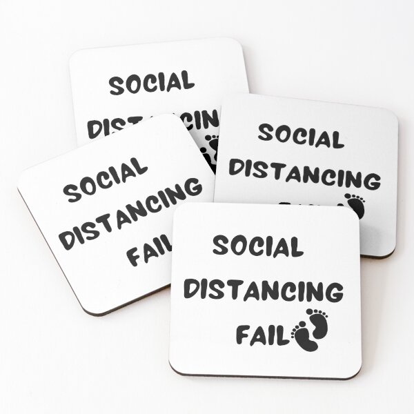 Item preview, Social Distancing Fail / Pregnancy Announcement designed and sold by Aura __Print.