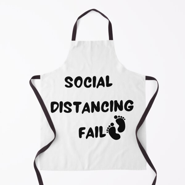 Item preview, Social Distancing Fail / Pregnancy Announcement designed and sold by Aura __Print.
