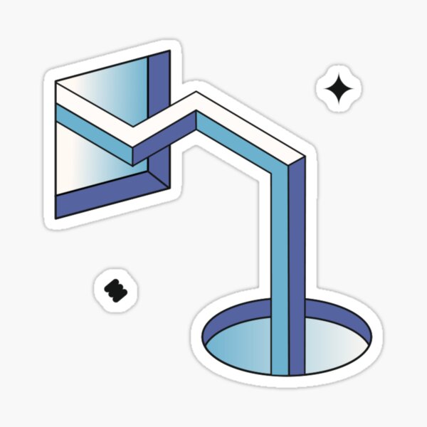 Square Circle Portal Sticker
