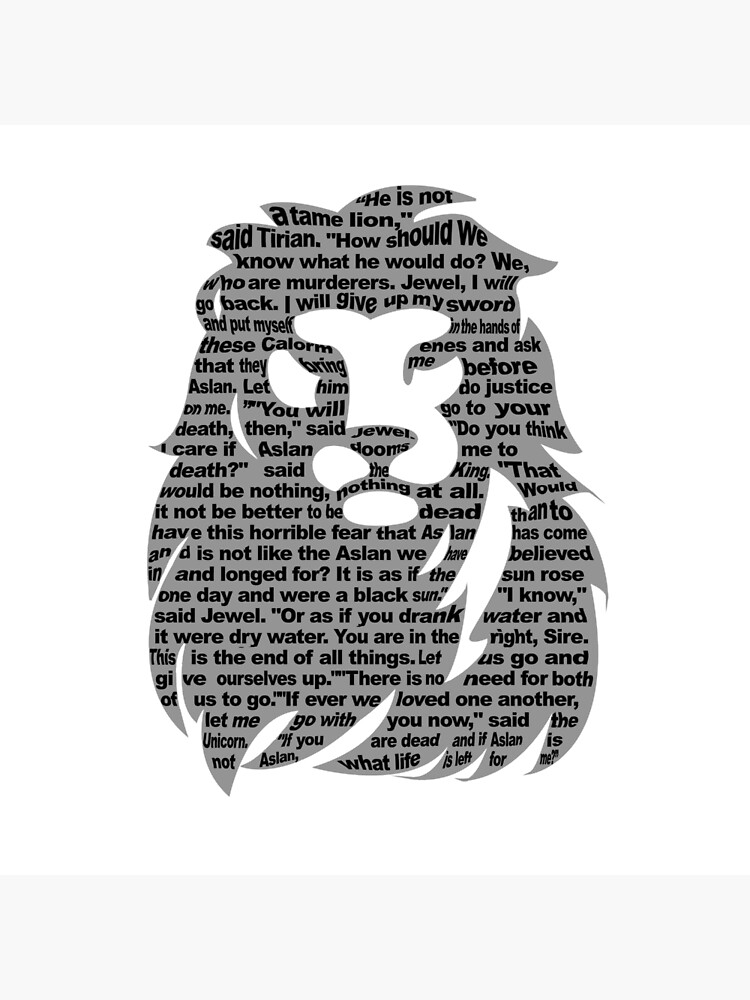 Aslan Quote Narnia Art Print, artist unknown