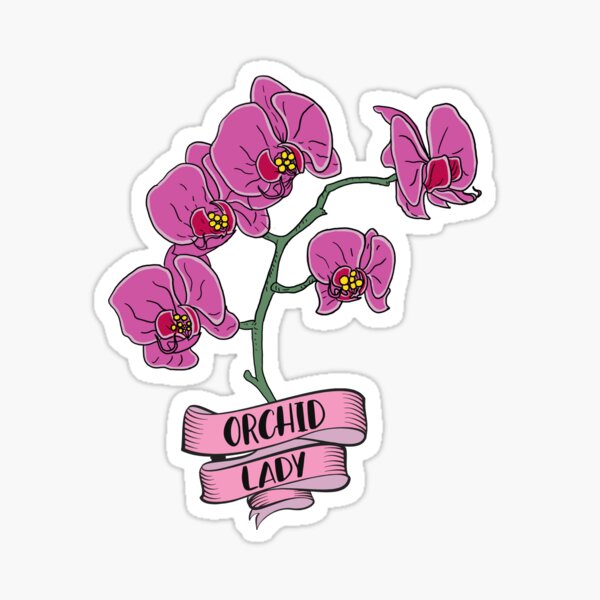 Item preview, Orchid Plant Lady Cartoon designed and sold by MrEddie10.