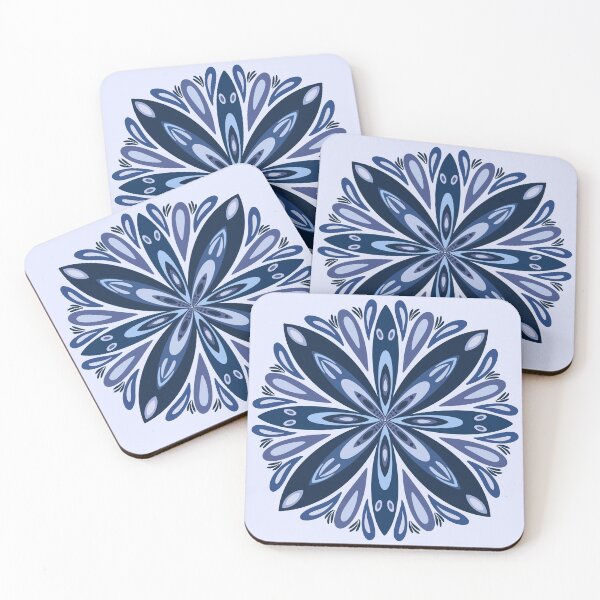 Item preview, Minimalist flower mandala. designed and sold by Jaded Willow.