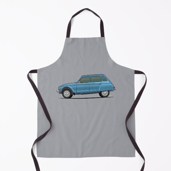 Item preview, Ci troen Dyane single side view illustration - Blue designed and sold by RJWautographics.