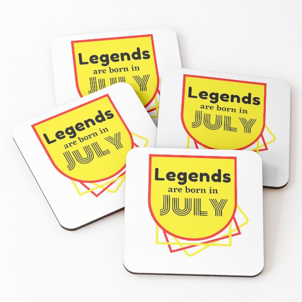 Item preview, Legends Are Born In July designed and sold by WearYourMood.
