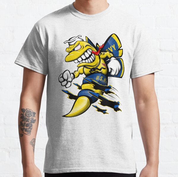 Cartoon Blue Angels F/A-18 Hornet Classic T-Shirt