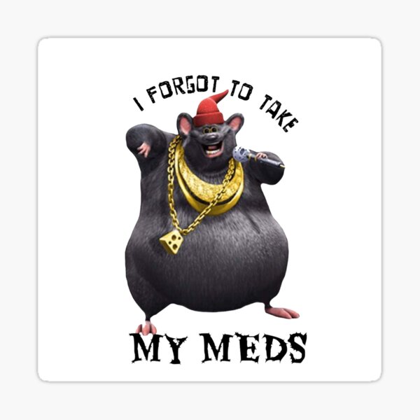 Biggie Cheese Meme Stickers for Sale