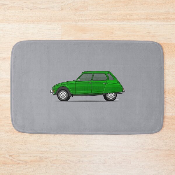 Item preview, Cit roen Dyane single side view illustration - Green designed and sold by RJWautographics.