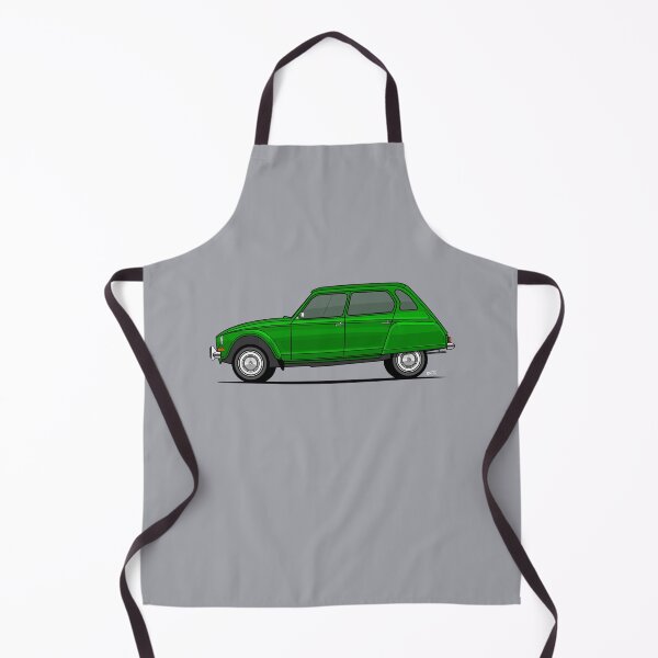 Item preview, Cit roen Dyane single side view illustration - Green designed and sold by RJWautographics.