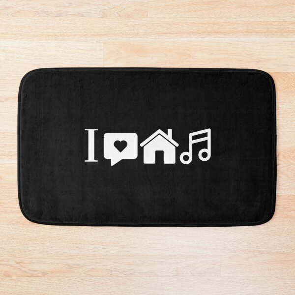 Item preview, I Love House Music For Music Lover Design designed and sold by Funwithmusic.