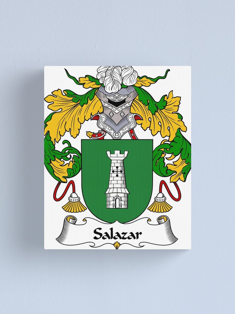 “Salazar Coat of Arms/Family Crest” Canvas Print by carpediem6655