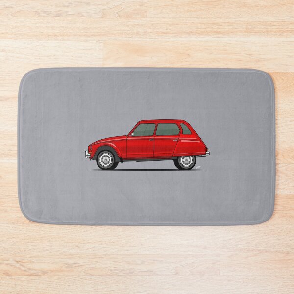 Item preview, Citron Dyane single side view illustration - Red designed and sold by RJWautographics.