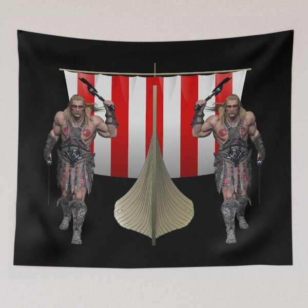 Item preview, Scandinavian Warrior Vikings Norse Mythology designed and sold by LashCreations.