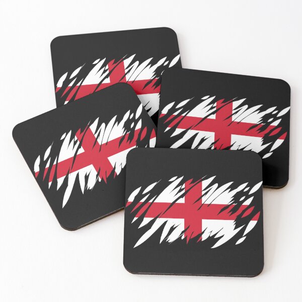 Item preview, Ripped England Flag designed and sold by TwistedEarth.