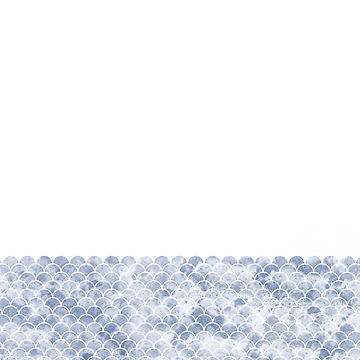 Artwork thumbnail, Blue Scale Pattern | Geometric Pattern by aryacross