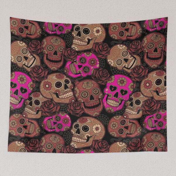 Item preview, Creepy Cute Candy - Skull Art - Psychedelic designed and sold by crazycollective.