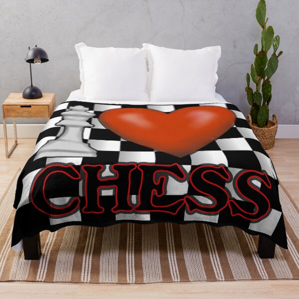 Item preview, I Love Chess, heart, queen designed and sold by ronnieyoung.