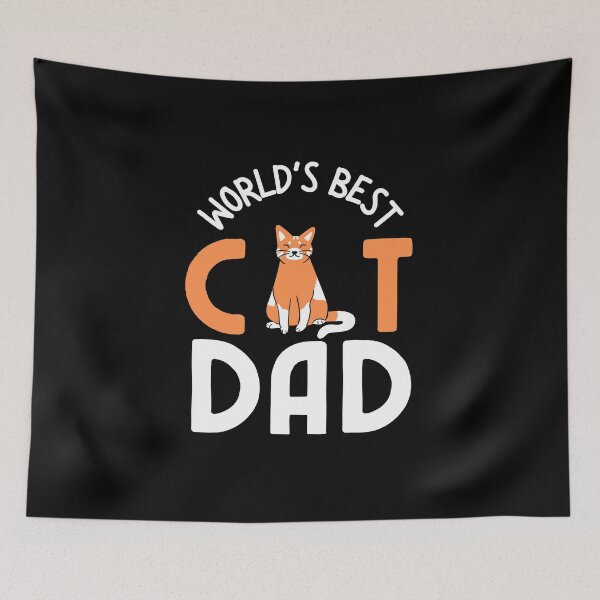 Item preview, World's Best Cat Dad designed and sold by artFromPi.
