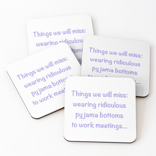 Item preview, Things we will miss about COVID-19 designed and sold by QuirkyCraftz.