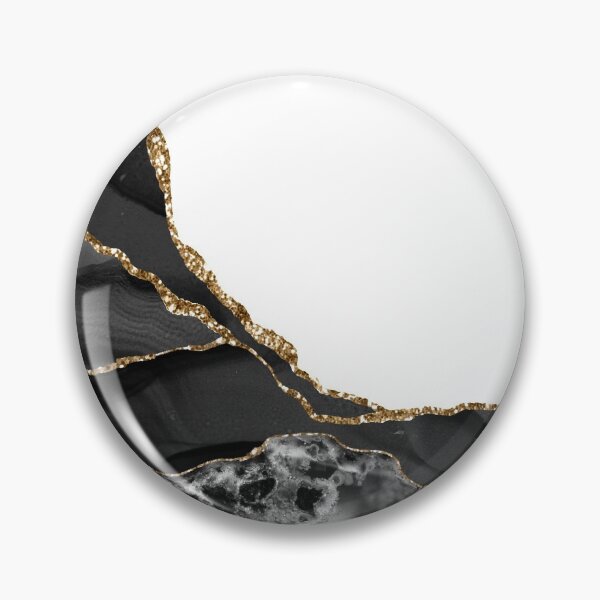 Item preview, Black and Gold Agate Slice Detail designed and sold by WandaStar.