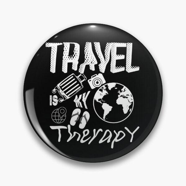 Item preview, Travel Is My Therapy. Traveling Camping Trip World Traveler designed and sold by Amindo.