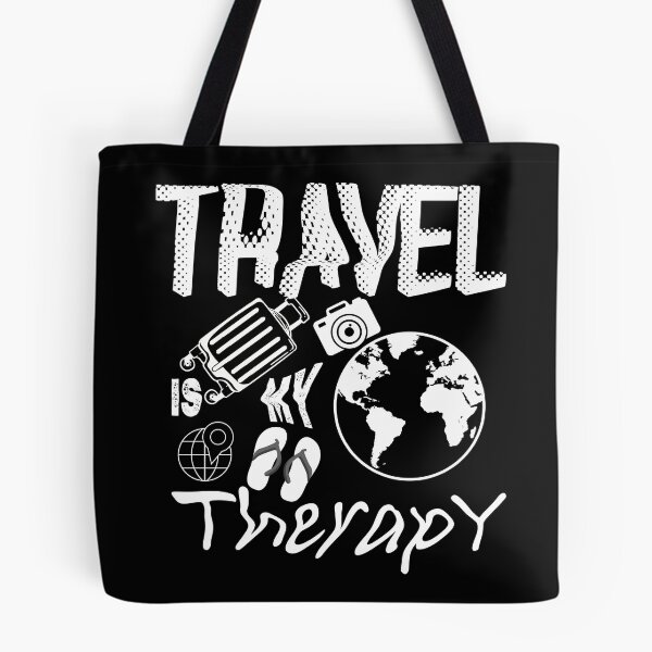 Item preview, Travel Is My Therapy. Traveling Camping Trip World Traveler designed and sold by Amindo.