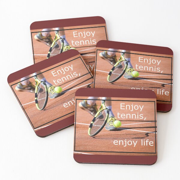 Item preview, Enjoy Tennis, enjoy life designed and sold by MrBoutik.
