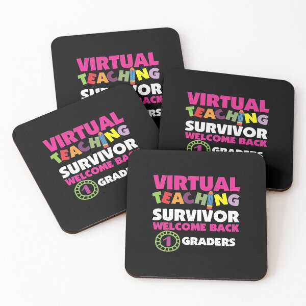 Item preview, Virtual Teaching Survivor-back to school 1st grade Tshirt designed and sold by Adhiambo.