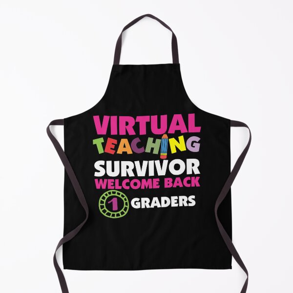 Item preview, Virtual Teaching Survivor-back to school 1st grade Tshirt designed and sold by Adhiambo.