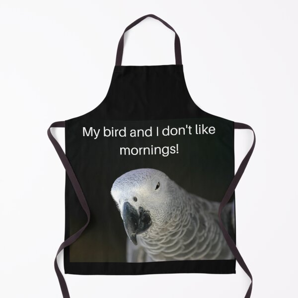 Item preview, My bird and I don't like mornings! designed and sold by PAPAYAGO.